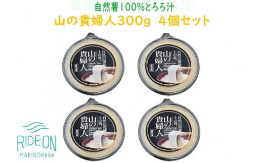 
086-2　冷凍味付自然薯とろろ汁「山の貴婦人」4個セット
