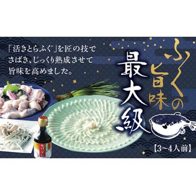 ふるさと納税 山口市 とらふく三昧(3〜4人前) B050