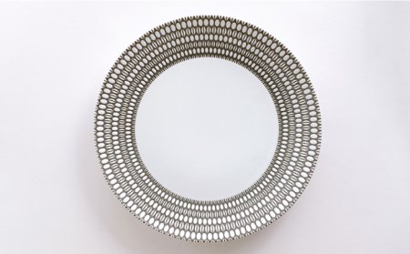 【波佐見焼】センティアラポール （ピンク・グレー） 20cm プレート 浅型 ボウル ペアセット 食器 皿 【西山】【NISHIYAMAJAPAN】 [CB116]  波佐見焼