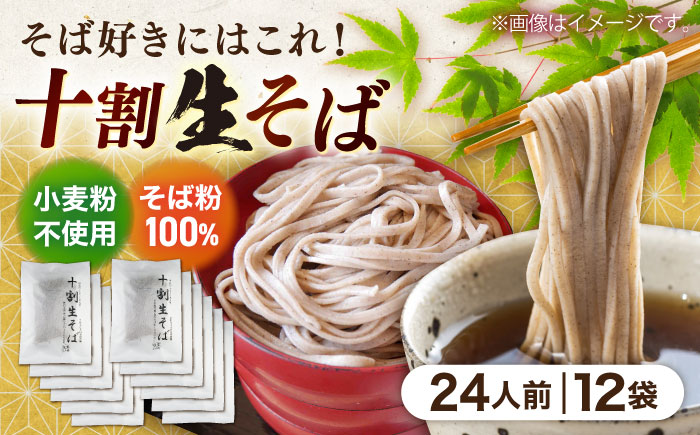 十割生そば24人前（2人前×12袋) | 十割生そば セット そば 生そば 島根県雲南市/有限会社木村有機農園 [AICU009]