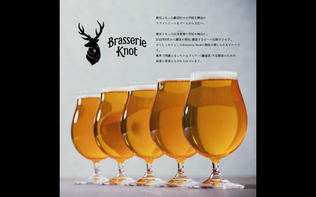 鶴居村 クラフトビール Brasserie KnotのMOON（DOUBLE IPA）６缶セット（道東限定ビール ご当地 地ビール ビール お酒 フルーティ 芳醇 ギフト 家飲み 詰め合わせ お中元 