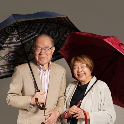 ふるさと納税 都留市 【ふるさと納税限定】槙田商店 高級長傘2本セット|大人のプレゼントに老舗の職人が作る日本製夫婦傘 |  | 03