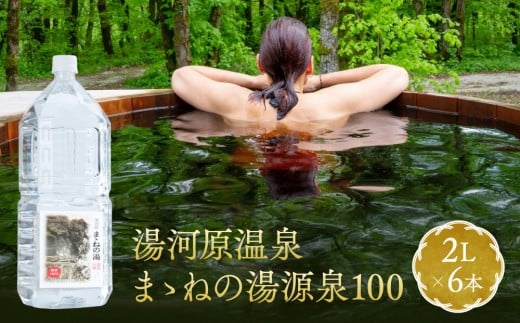 
            湯河原温泉まゝねの湯源泉100 2L×6本
          