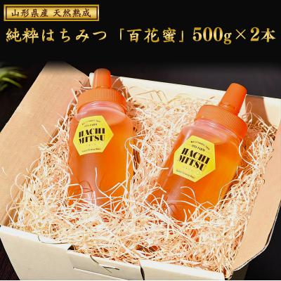 ふるさと納税 寒河江市 【天然熟成】国産非加熱はちみつ 計1kg(500g×2本)《抗生物質・保存料不使用》　014-G04