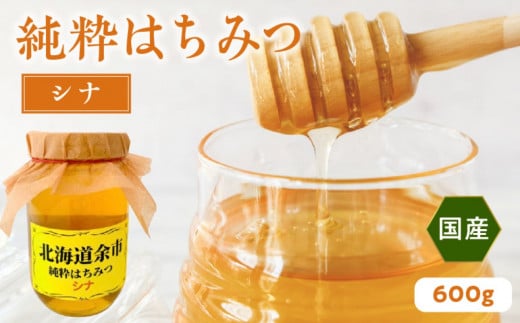 純粋 はちみつ シナ 600g 国産_Y057-0011