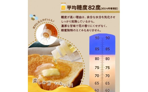 ＜国産＞桃蜜・新蜜・極み 食べ比べ　桃畑で作った完熟非加熱はちみつ（200g×3個）【愛知県小牧市】