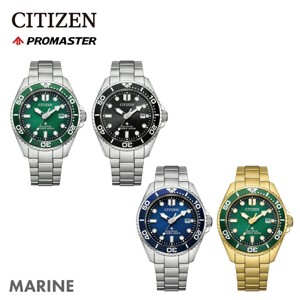 【ふるさと納税】シチズン腕時計 プロマスター BN0261-51E ／ BN0260-54L ／ BN0269-50W ／ BN0262-59W CITIZEN 時計 MARINE 潜水用 防水 岩手県 北上市 エコ・ドライブ ダイバー200m MARINEシリーズ ダイバーズウオッチ スキューバ ダイビング 釣り アウトドア