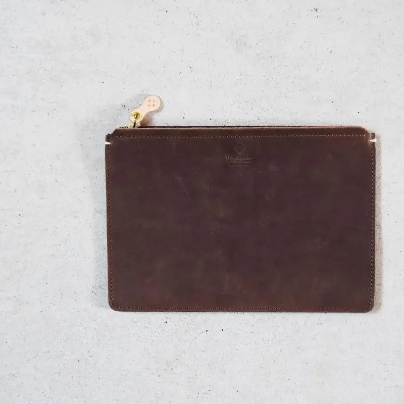 Teha’amana Square pouch L テハマナ スクエアポーチ L スモーク グレー