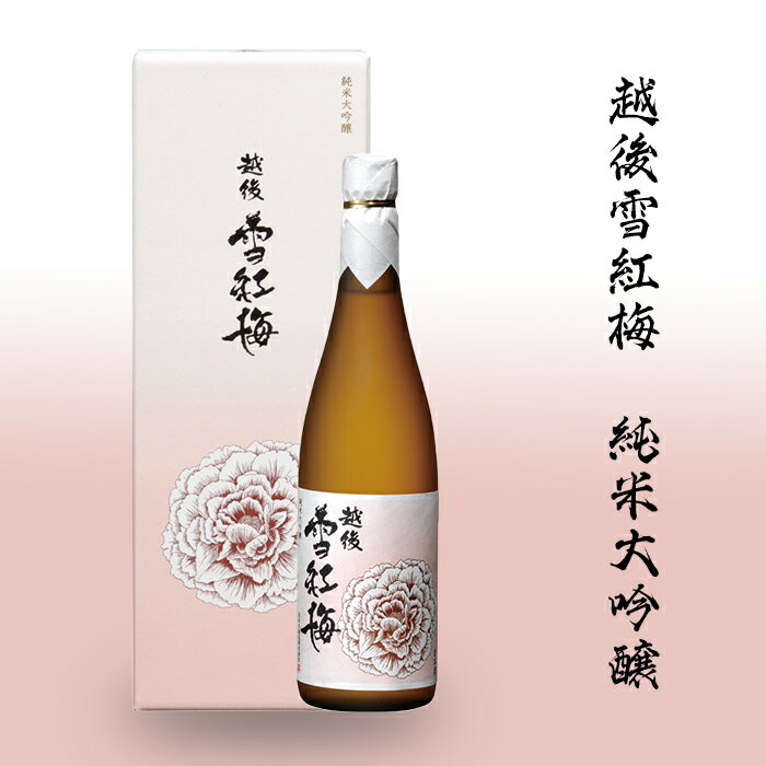 【ふるさと納税】 新潟 日本酒 C0-02A越後雪紅梅　純米大吟醸