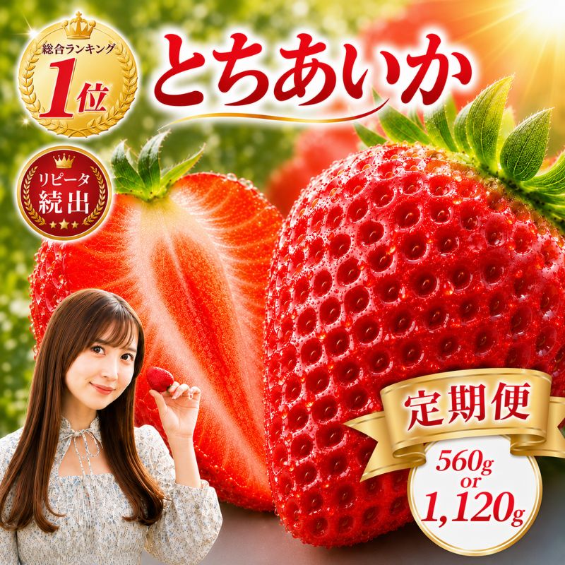 【ふるさと納税】いちご 定期便 楽天ランキング1位 2回 3回 選べる とちあいか 【先行予約】[選べる回数・時期] | いちご 定期便 イチゴ 完熟 高糖度 大粒 ブランド苺 フルーツ 果物 訳あり 人気 旬 生産量日本一 栃木県 真岡市 送料無料