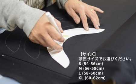 フード 3×2mm ブラックスキン×ブラックジャージ ダブサーフィングウェットスーツ  L (58-60cm)