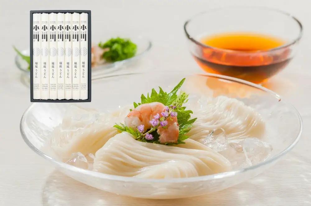 小川の稲庭うどん 80g×7袋 稲庭うどん [K0501]