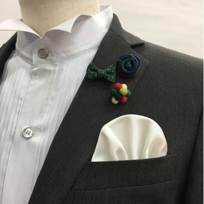 ふるさと納税 泉南市 ●ラペルピン3個セット【グリーン系】 |  | 02