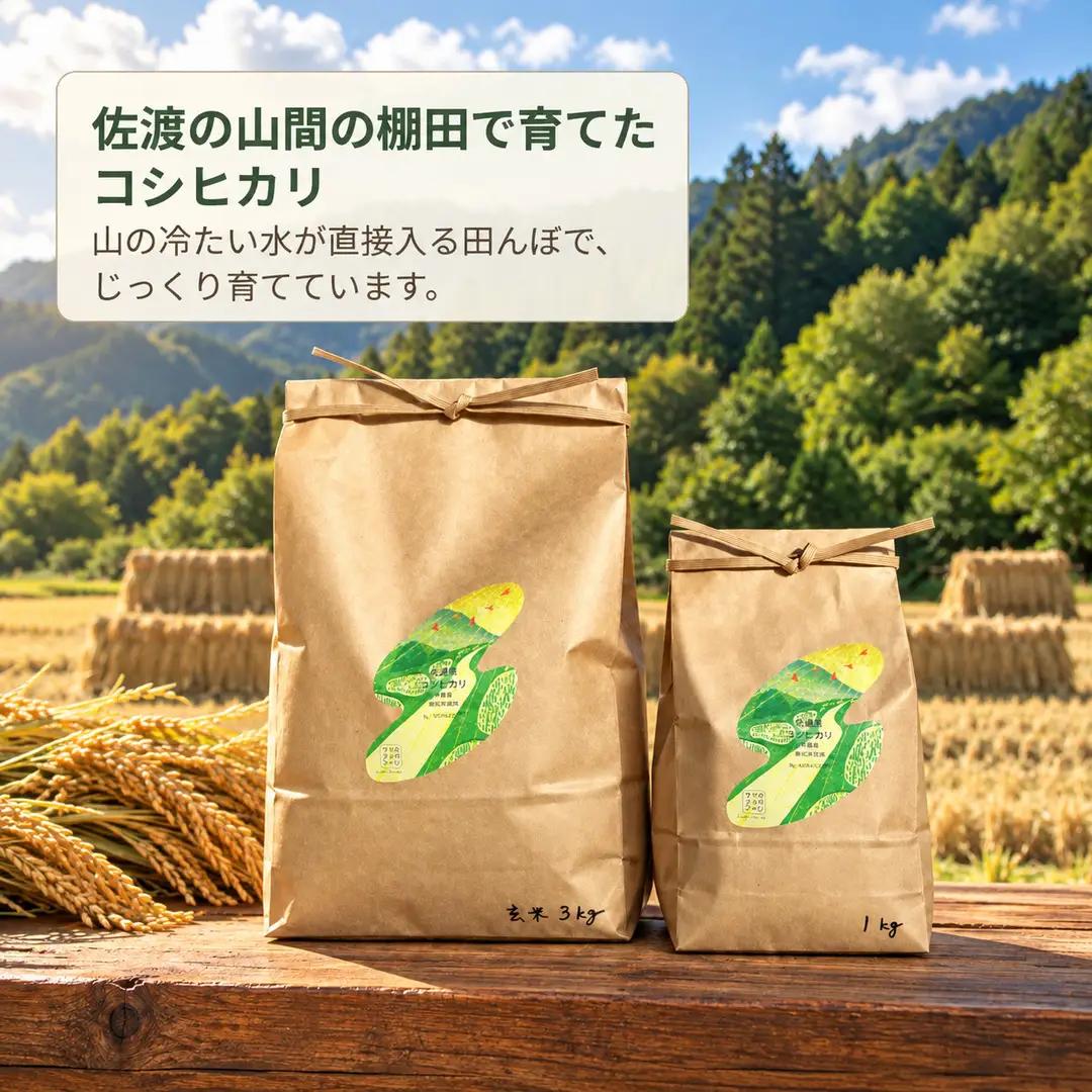 【令和8年産】佐渡産コシヒカリ 精米5kg ミライサト