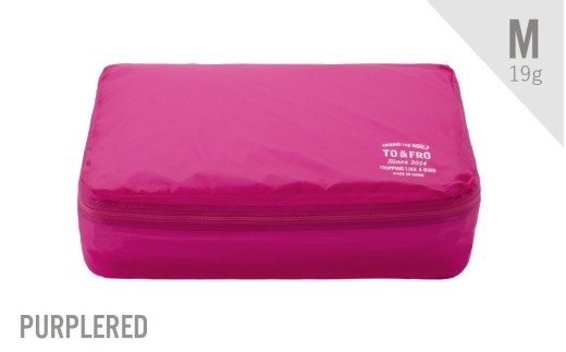 【TO&FRO】軽すぎるポーチ ORGANIZER AIR【Mサイズ・パープルレッド】