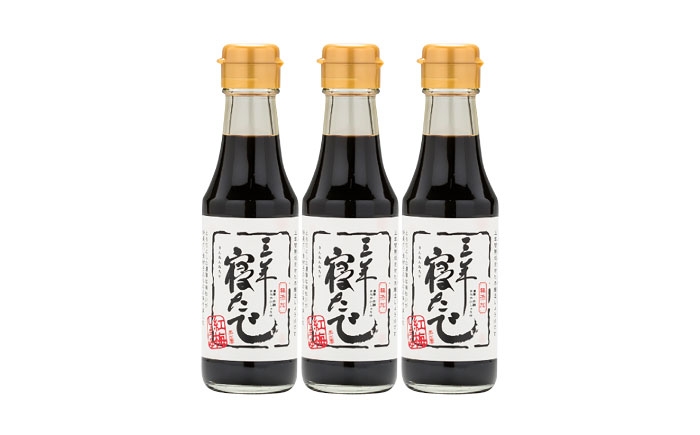 
                  【天然醸造さい仕込み】三年寝たで3本 調味料 しょうゆ 刺身 寿司 熟成 醤油 万能 島根県雲南市/有限会社紅梅しょうゆ [AICV060]
                