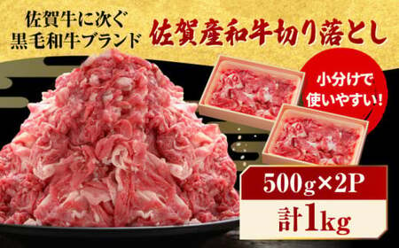 人気爆発中！！！ 佐賀県産 黒毛和牛 切り落とし 1,000g (500g×2パック)【24年6月以降順次発送】  吉野ヶ里町/石丸食肉産業 佐賀県 黒毛和牛 小分け 冷凍 牛肉 肉 カレー しゃぶし