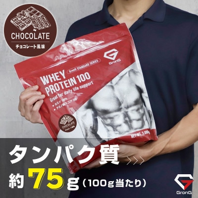 グロング ホエイプロテイン スタンダード ビタミン11種配合 チョコレート風味 3kg