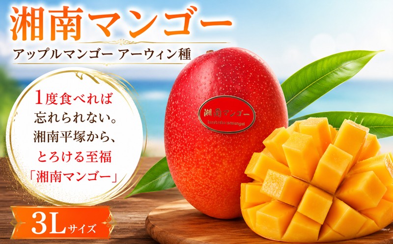 
                  アップルマンゴー 3Lサイズ アーウィン 湘南 マンゴー トロピカル フルーツ アーウィン種 果物 果実 南国 デザート 甘み 濃厚 香り 風味 旬 グルメ 上品 完熟 美味しい ジューシー 季節 季節限定 数量限定 人気 国産 夏 贈り物 ギフト おすすめ 常温 臼井園芸 神奈川県 平塚市
                