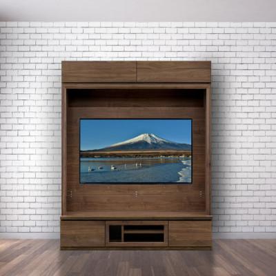 ふるさと納税 大川市 テラ　160テレビボード 壁掛けテレビアーム付 ウォールナット
