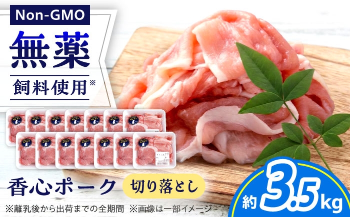 
            『香心ポーク』切り落とし 約250g×14パック（計約3.5kg）豚肉 冷凍 熊本県産 【有限会社 コーシン】 [AYCK021]
          