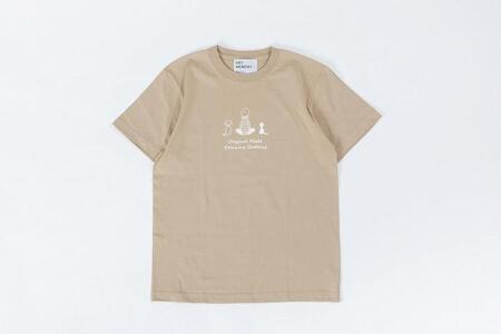 《2》【KEYMEMORY鎌倉】TIMEイラストTシャツBEIGE