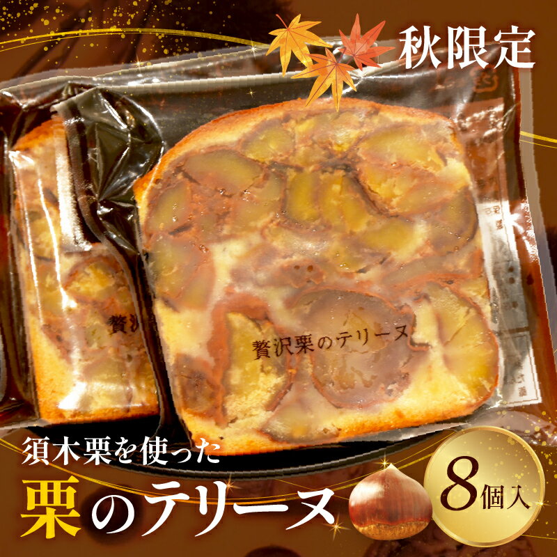 【ふるさと納税】【先行予約】ごろごろ須木栗の贅沢テリーヌ8個 栗 お菓子 スイーツ 洋菓子 贈答用 数量限定 お菓子の国たんぽぽ