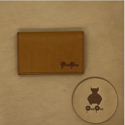 ふるさと納税 東海市 知多牛革の名刺入れ(キャメル) |  | 01