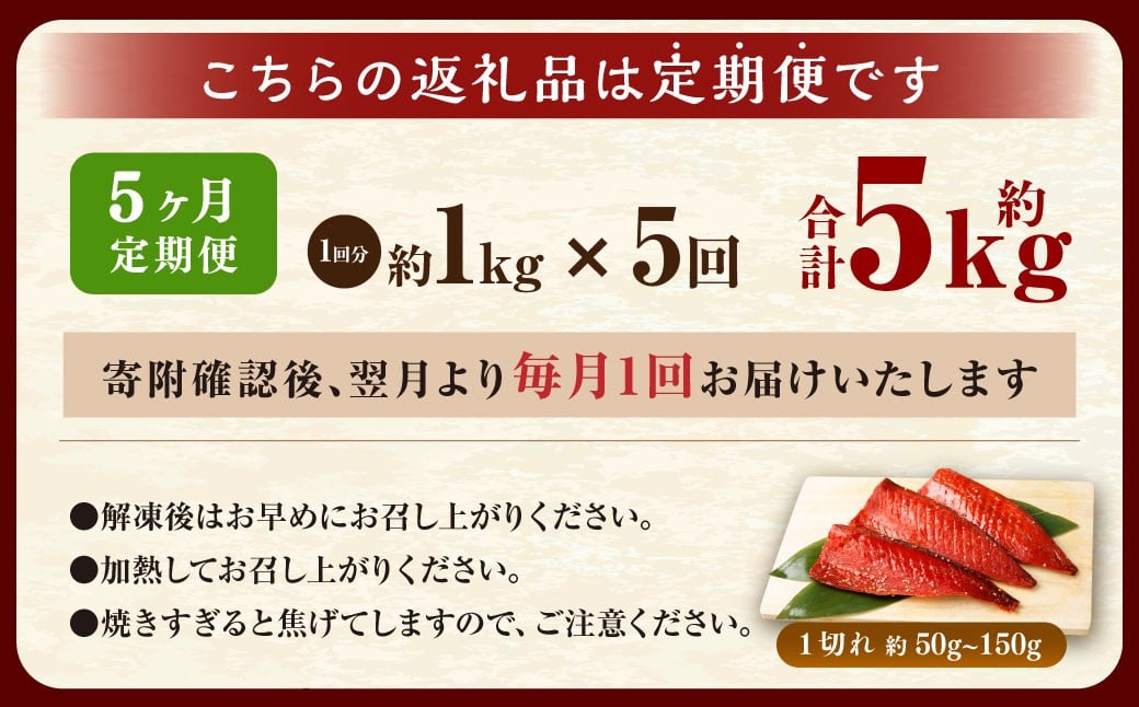 【5ヶ月定期便】【訳あり】国産 骨取り 熟成極みさばみりん干し 計約1kg
