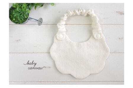 さわやかストライプなゴム紐スタイ ／ ベビー 赤ちゃん 用品 グッズ 山口県 No.130