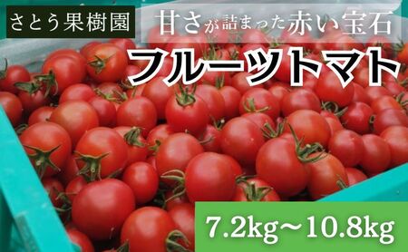 トマト フルーツトマト 7.2kg～10.8kg 6箱 フルティカ トマトトマトトマトトマトトマトトマト