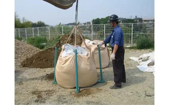 ビッグスタンド【組立式大型土のう袋立て】　23kg No.117