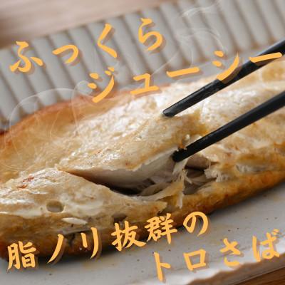 ふるさと納税 茨木市 【骨取り】無添加トロさばフィーレ 無塩 5切(約550g) |  | 01