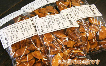 No.358 【喜八堂】頑固職人手焼き　せん太郎　4袋 ／ せんべい しょうゆ 煎餅 生醤油 濃口 大評判 無添加 無着色 リピーター おやつ 千葉県