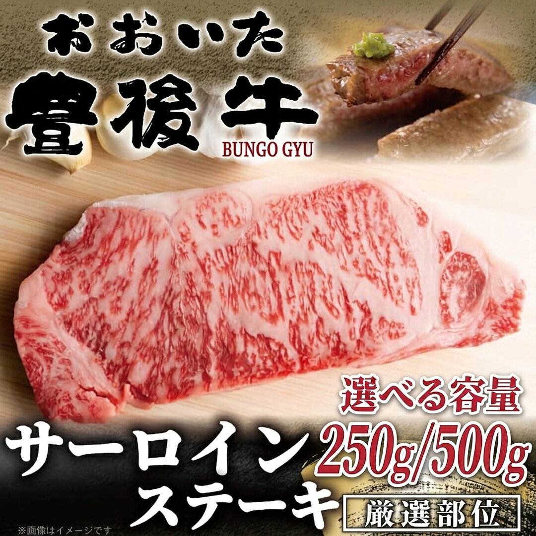 【ふるさと納税】おおいた豊後牛サーロインステーキ 250g（250g×1枚） / 500g（250g×2枚）| 和牛 豊後牛 国産牛 ステーキ肉 すき焼き しゃぶしゃぶ 大分県産 九州産 津久見市 国産