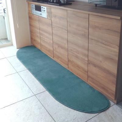 ふるさと納税 泉佐野市 北欧風キッチンマット ラグマットタイプ ゆりかご型 フォレスト 抗菌防臭 diw0026