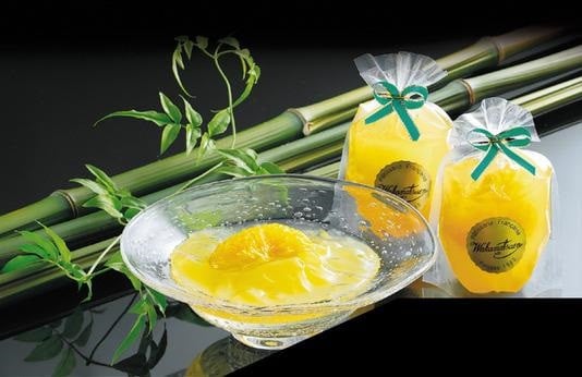 文豪・井上靖先生絶賛　黄色いゼリー