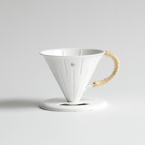 グローカルスタンダードプロダクツ TSUBAME RATTAN / Coffee Dripper & Mug セット / ホワイト