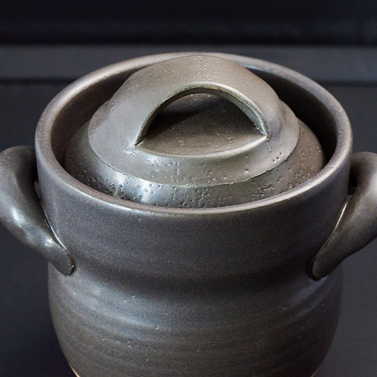 耐熱炊飯土鍋 ガス用 5合【笠間焼】 FN-010