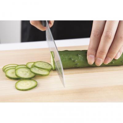 ふるさと納税 関市 <切離れが良いリブラインを採用した包丁>■ 関孫六 しろねず 三徳 165mm ◇貝印 |  | 02