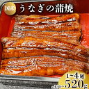 【ふるさと納税】 うなぎ の 蒲焼 選べる 1尾～4尾 約130g～520g 冷凍 湯煎 関西風 鰻 魚 高級魚 ウナギ 国産 九州産 蒲焼き かばやき うな重 ひつまぶし タレ 山椒 浪花寿司 老舗 職人 おかず 夕飯 御祝 下関 山口 父の日 ギフト 高級 プレゼント お中元 丑の日