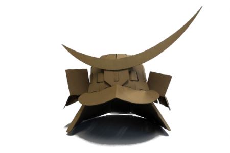 r05-B3027 「かぶと4個セット」段ボール ダンボール 遊具 組立て おもちゃ ギフト プレゼント 運動 工作 遊び