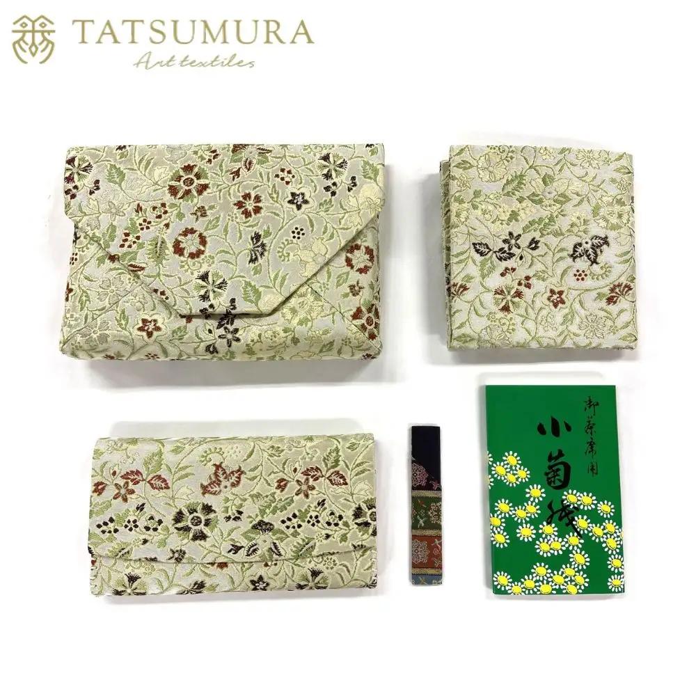 【龍村美術織物】早雲寺（銀）茶道具5点セット（出帛紗など）｜京都 茶道 人気
