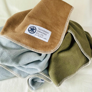 スビンゴールド綿毛布　キャメル（009_5096）