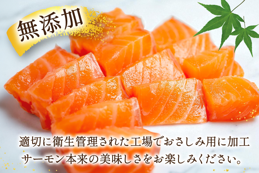 訳あり 無添加 サーモン 切り落とし おさしみ用 計2.5kg 125g×20p [足利本店 宮城県 気仙沼市 20565698] 個包装 小分け 魚 魚介類 鮭 お刺し身 刺し身 刺身 個包装 チリ
