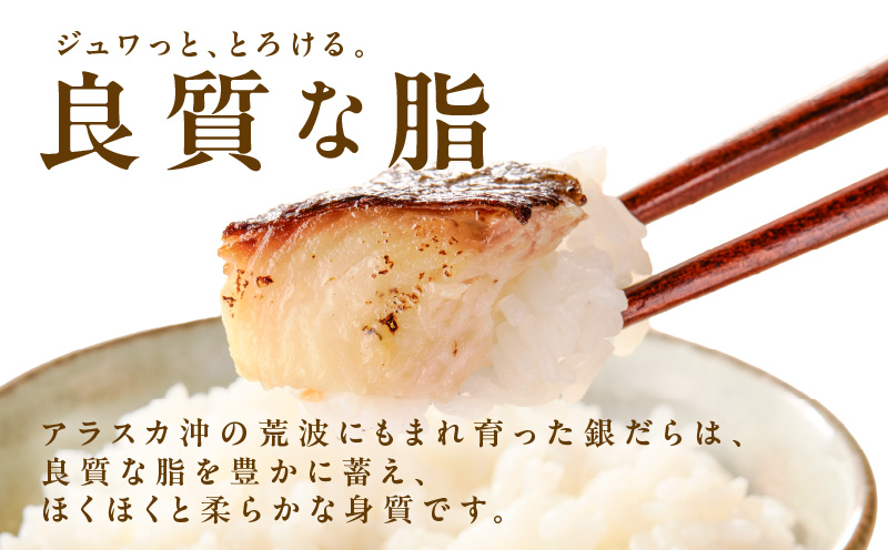 【定期便】銀鱈 西京漬け 120g×6切れ【厚切り 小分け  銀だら ぎんだら ギンダラ 海産物 魚 惣菜 西京焼き 味噌 お酒のあて 訳あり サイズ不揃い 2025年11月＆2026年5月発送】 G