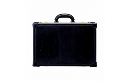 豊岡鞄 アタッシュケース クラシック 小 ブライドルレザー （ネイビー）