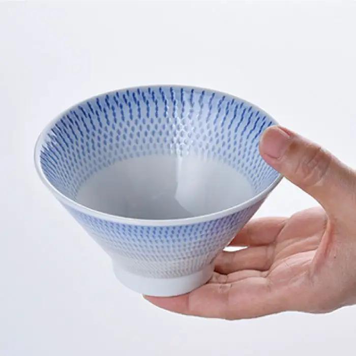 【波佐見焼】 富士碗 茶碗 2点セット 青・水色 食器 皿 【一真陶苑】 [BB23]  波佐見焼