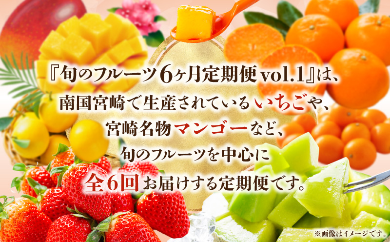 《2027年発送先行予約》【数量・期間限定】旬のフルーツ6ヶ月定期便vol.1 果物 フルーツ くだもの 定期便 フルーツ定期便 おすそ分け 贈り物 宮崎