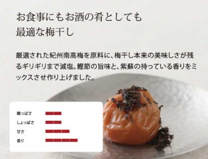 しそかつお梅干し1kg[中玉]2Lサイズ 紀州南高梅うめぼし和歌山産(化粧箱入)【ntb270】